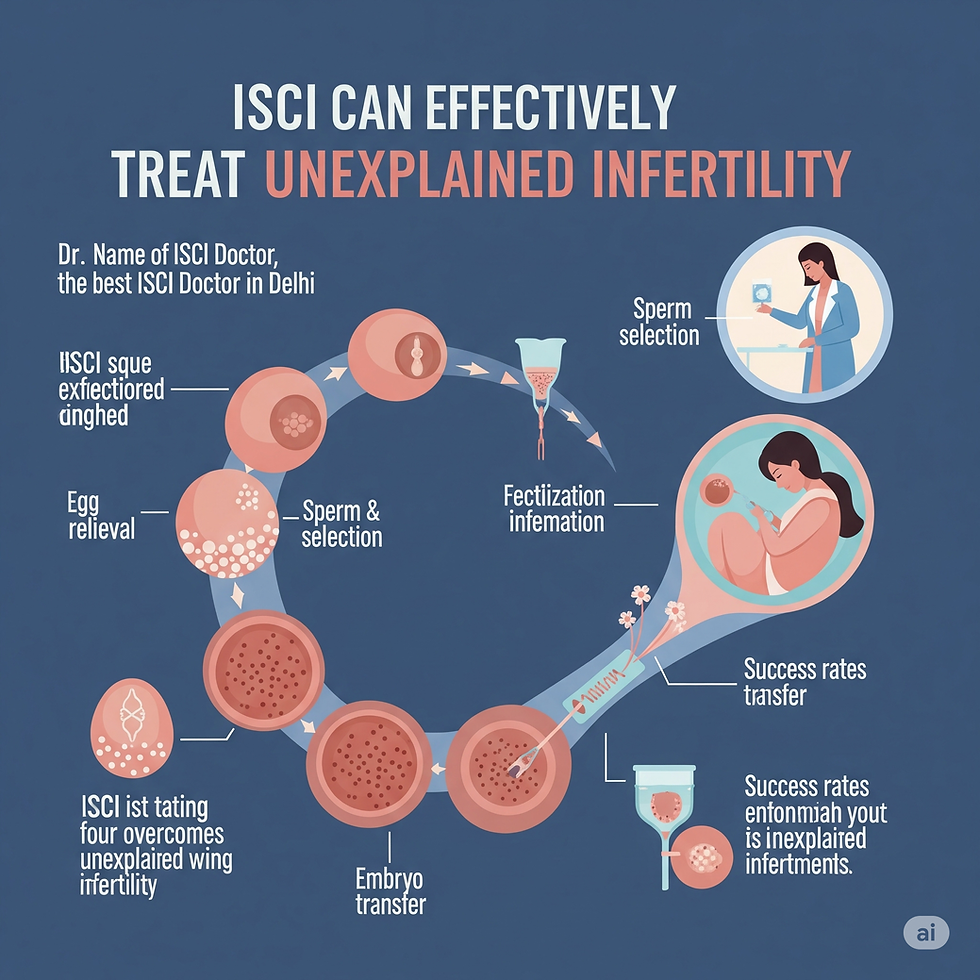 Can ICSI Treat Unexplained Infertility? Insights by the Best ICSI Doctor in Delhi