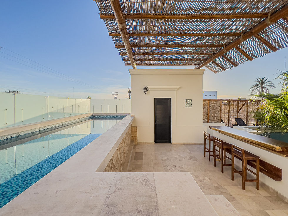 Hotel Casa Coronel in La Paz best boutique hotel in La Paz heated pool