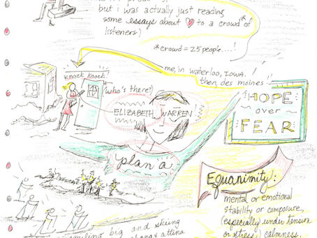 Blog 36: Hope over Fear. And Equanimity. Even in the winter grey.