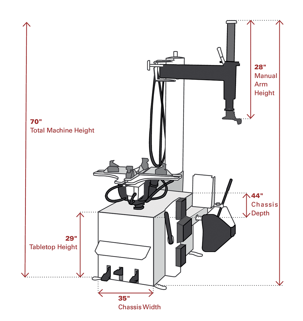 Thumbnail: Coats RC 45 Rim Clamp Tire Changer