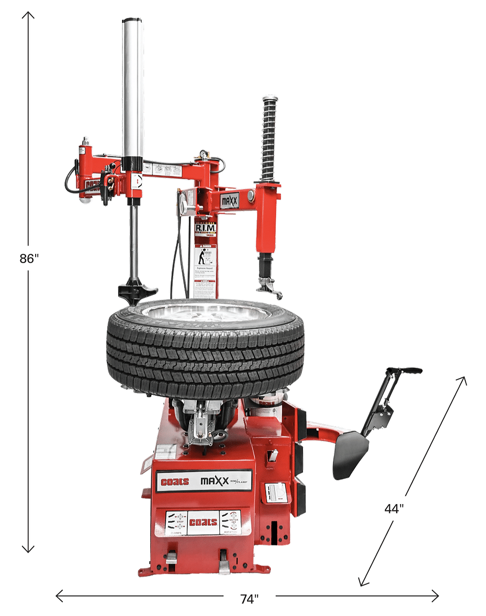 Thumbnail: Coats Maxx 50 Rim Clamp Tire Changer