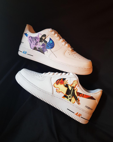 Nike Air Force Naruto x Sasuke Courtside