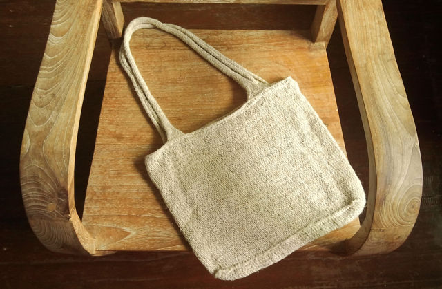 Hemp Hand Knit Bag * Big*