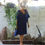 サムネイル： Beach Cover Up Kaftan Navy Blue