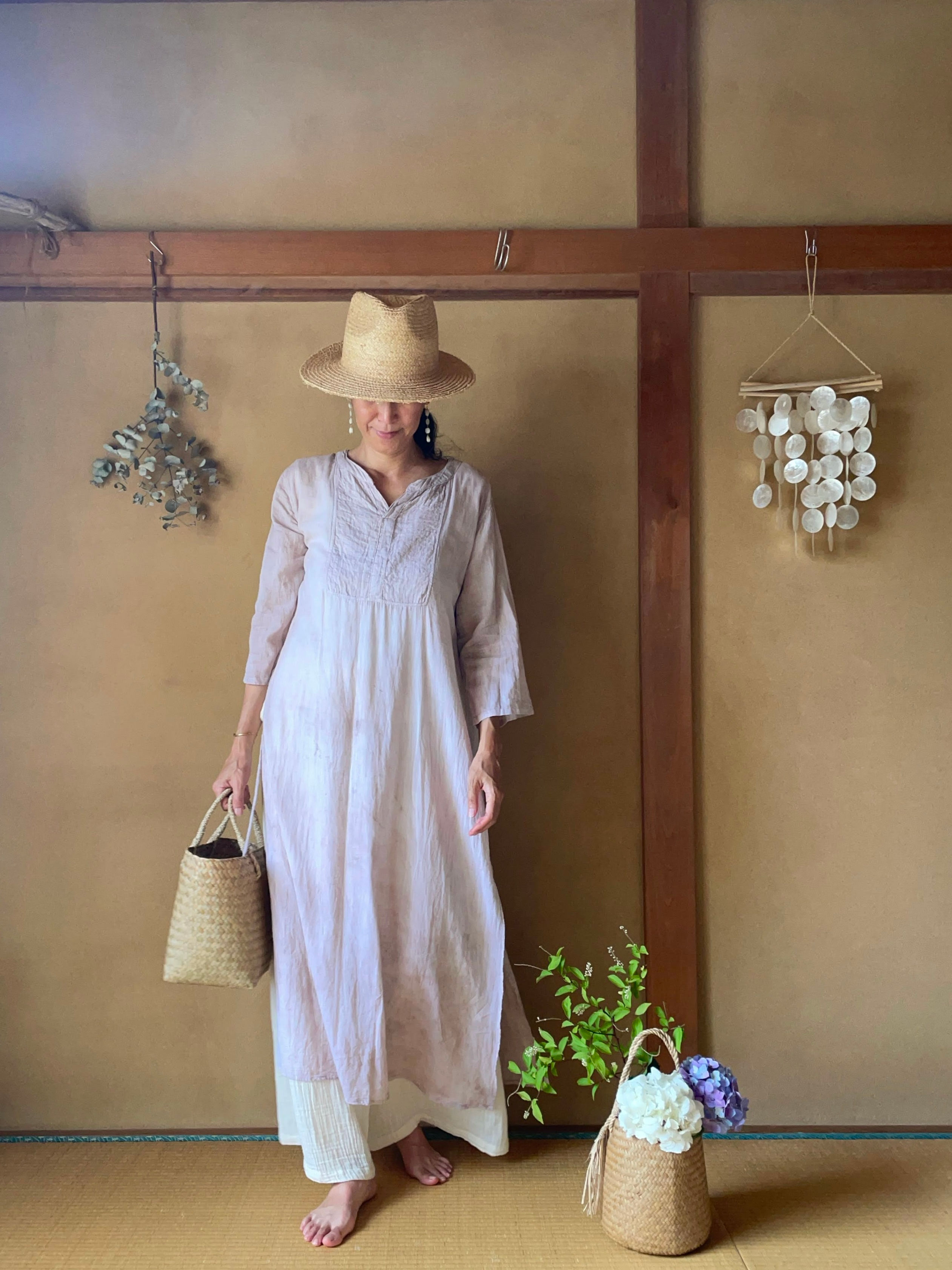 Leaf dress / Bengala Dye