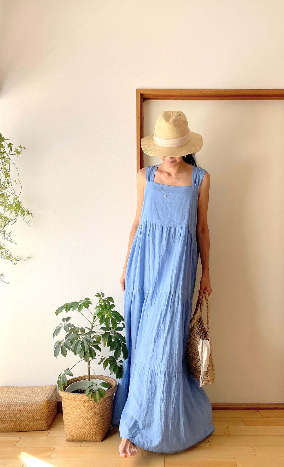 Thumbnail: Seseragi Dress (Double Cotton) / 3 colors