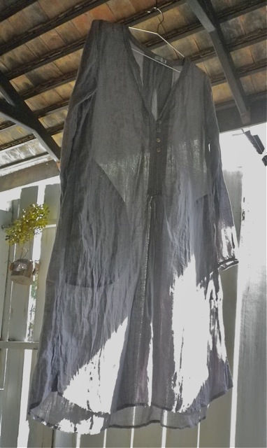 サムネイル： Long Tunic Dress Stone