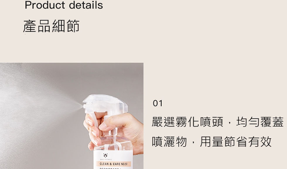 縮圖：Amo Petric - 青杮環境除臭消毒噴霧(適合任何寵物及人群）350ml