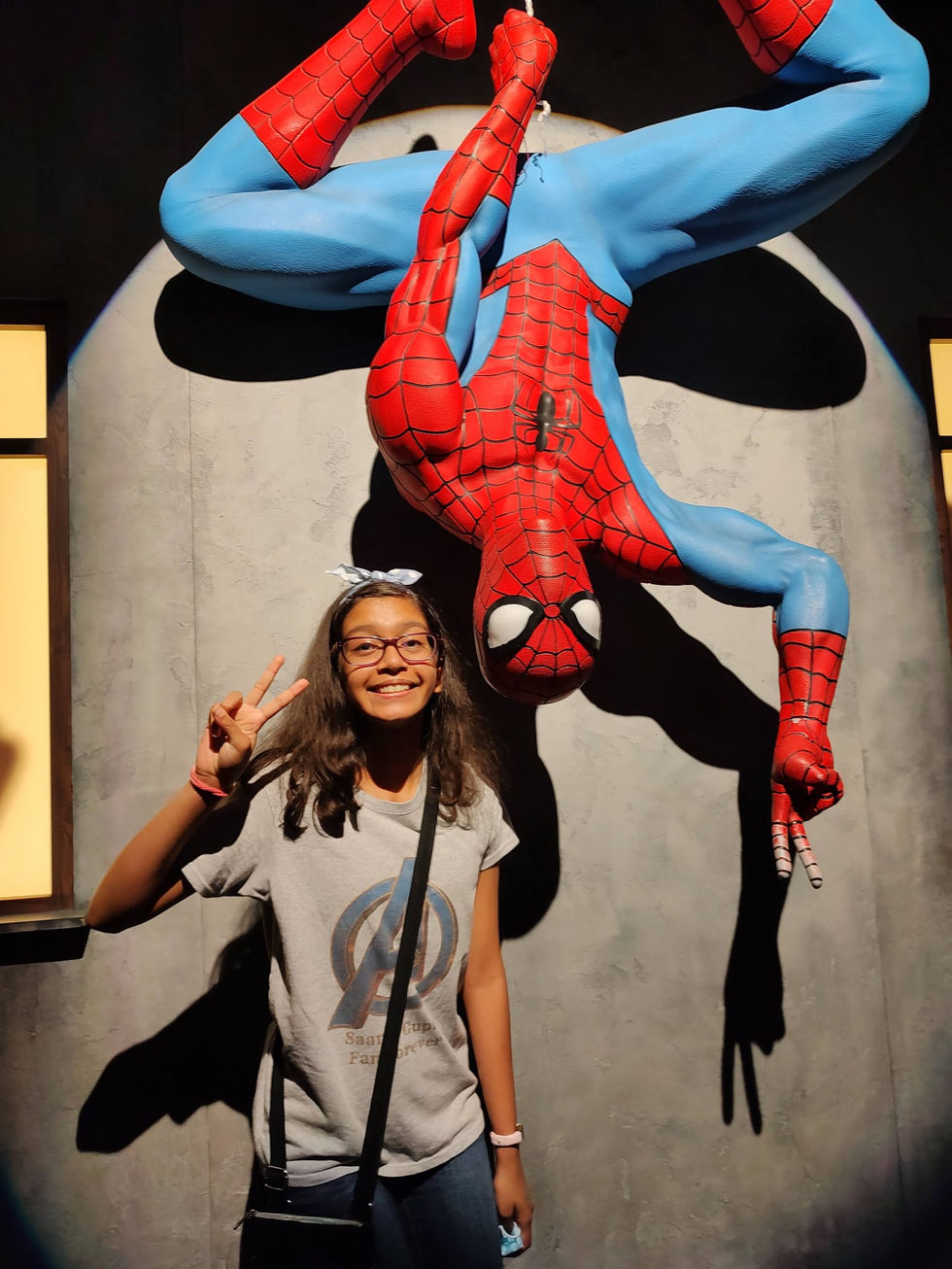 With Spiderman