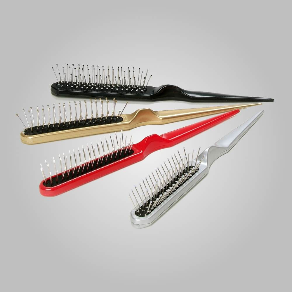 Kovinska krtača za sintetični las | Brush with pimples