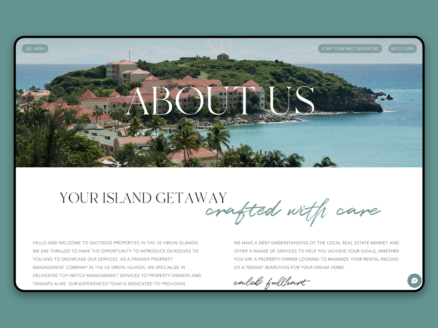 SaltyDog Properties | StudioLux | Luxury Real Estate Website Design & Marketing | Victoria, BC