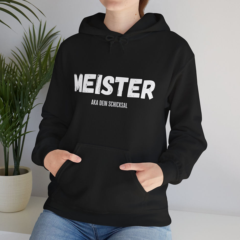 Miniaturbild: MEISTER DnD DM Hoodie white, unisex, in 8 Größen & 8 Farben