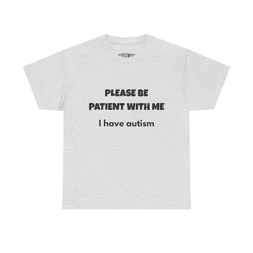Miniaturbild: PLEASE BE PATIENT WITH ME I HAVE Autismus Shirt Tee hell in 8 Größen & 12 Farben