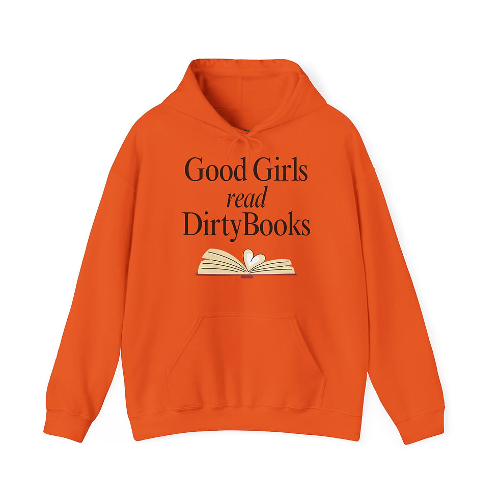 Miniaturbild: GOOD GIRLS READ DIRTY BOOKS black BookLover Hoodie in 8 Größen & 8 Farben