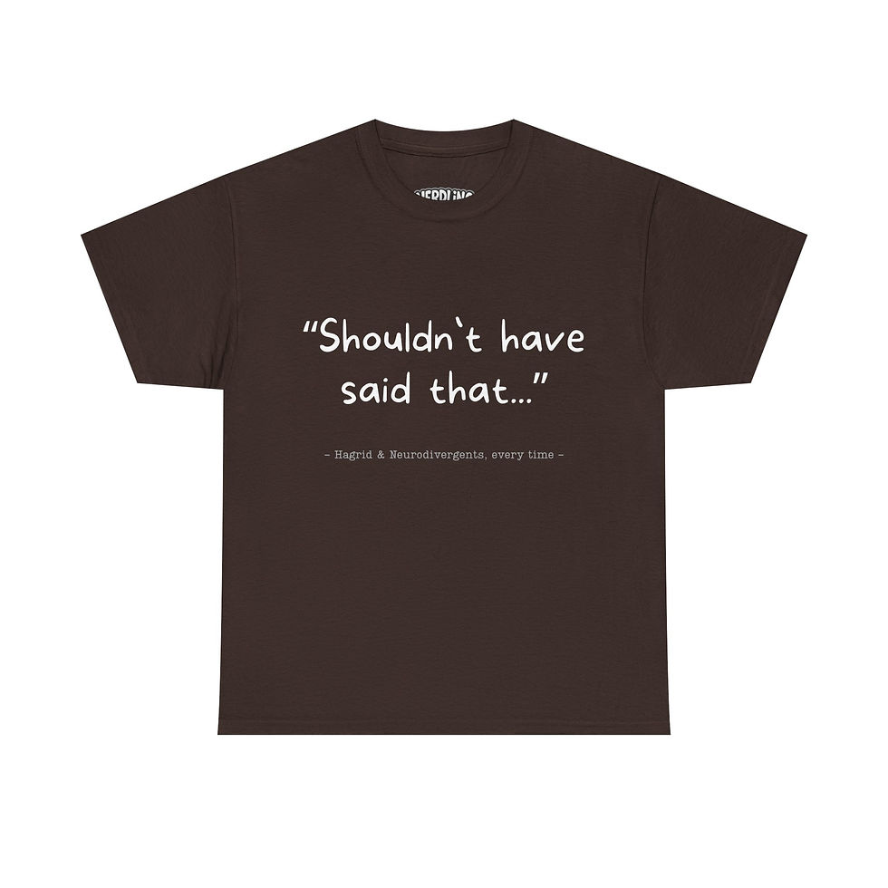 Miniaturbild: SHOULDN`T HAVE SAID THAT dark Shirt Tee in 8 Größen & 12 Farben