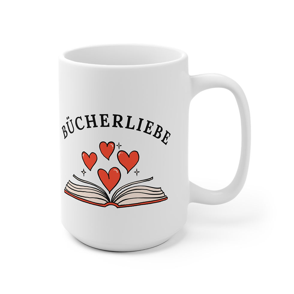Miniaturbild: BÜCHERLIEBE Bücher Fan Book Lover Tasse Becher in 2 Größen