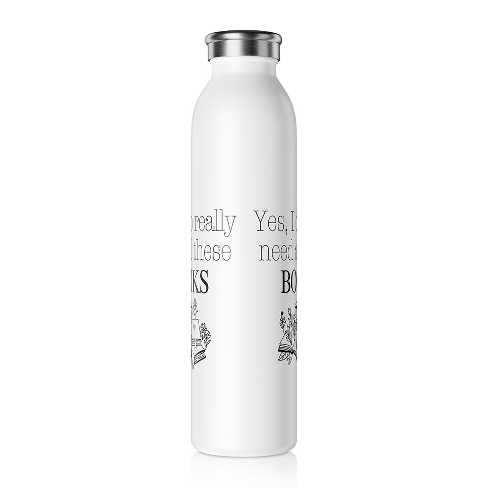 Miniaturbild: YES I DO REALLY NEED ALL THESE BOOKS bookish Edelstahl 0,6l Flasche 