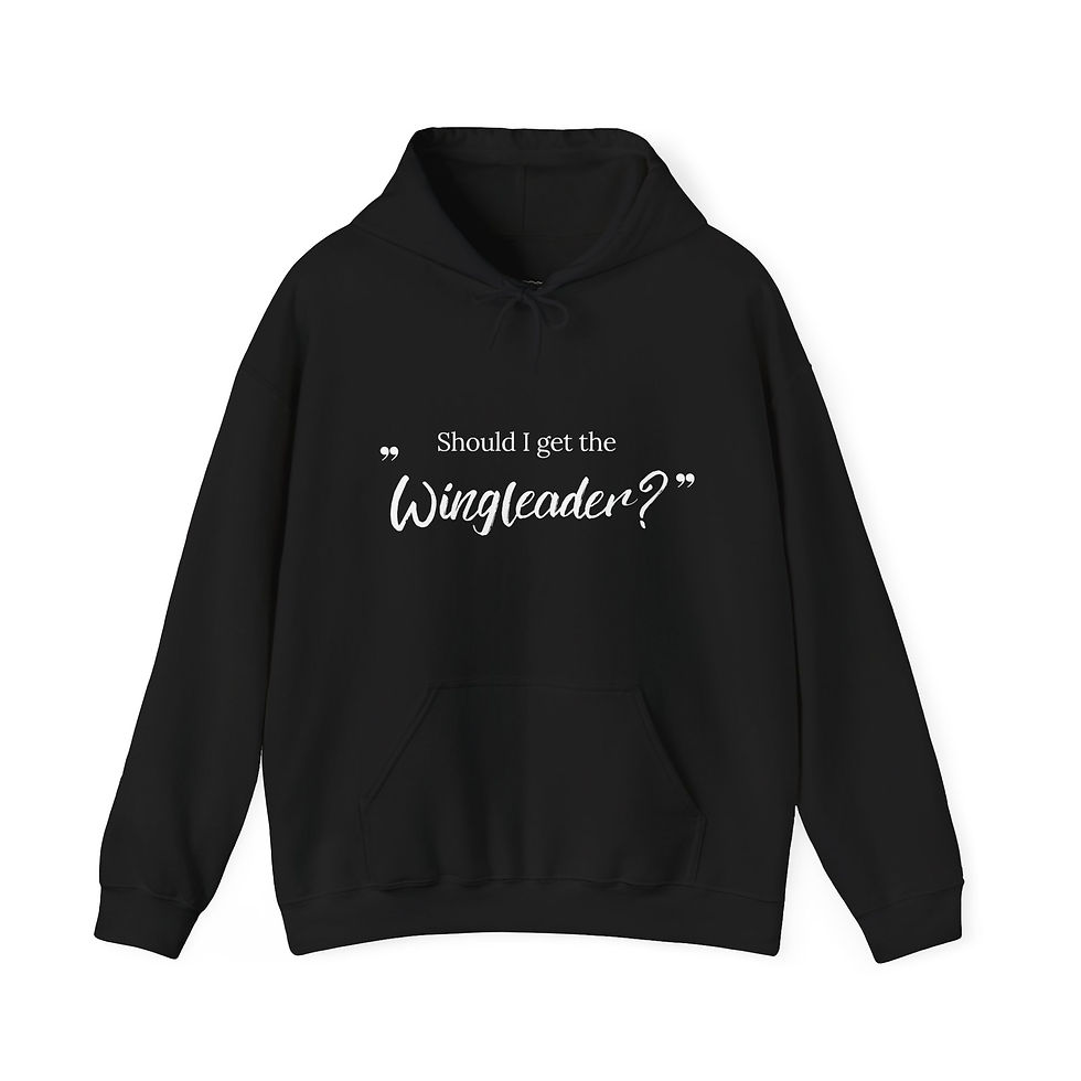 Miniaturbild: SHOULD I GET THE WINGLEADER? BookLover Hoodie in 8 Größen & 8 Farben