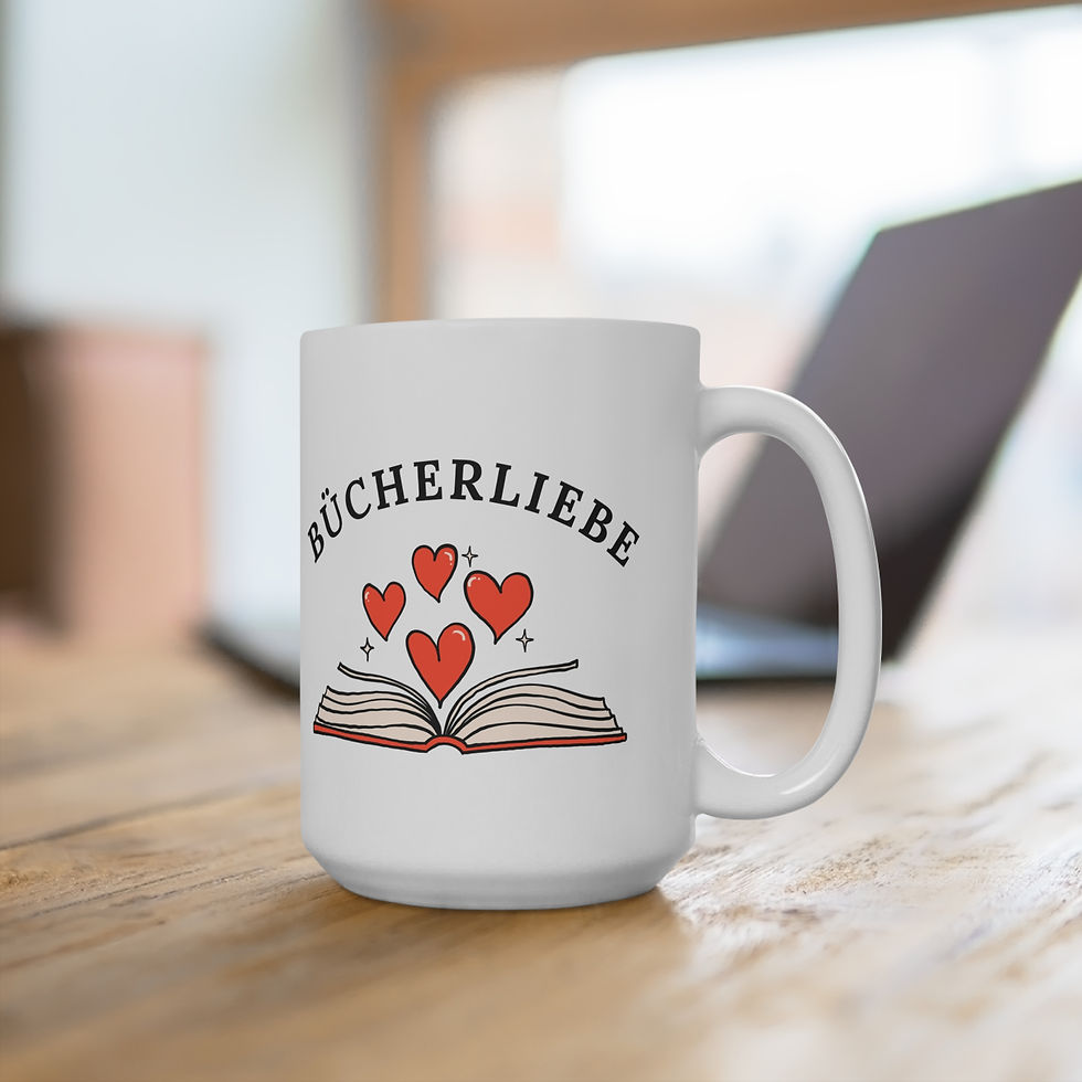 Miniaturbild: BÜCHERLIEBE Bücher Fan Book Lover Tasse Becher in 2 Größen