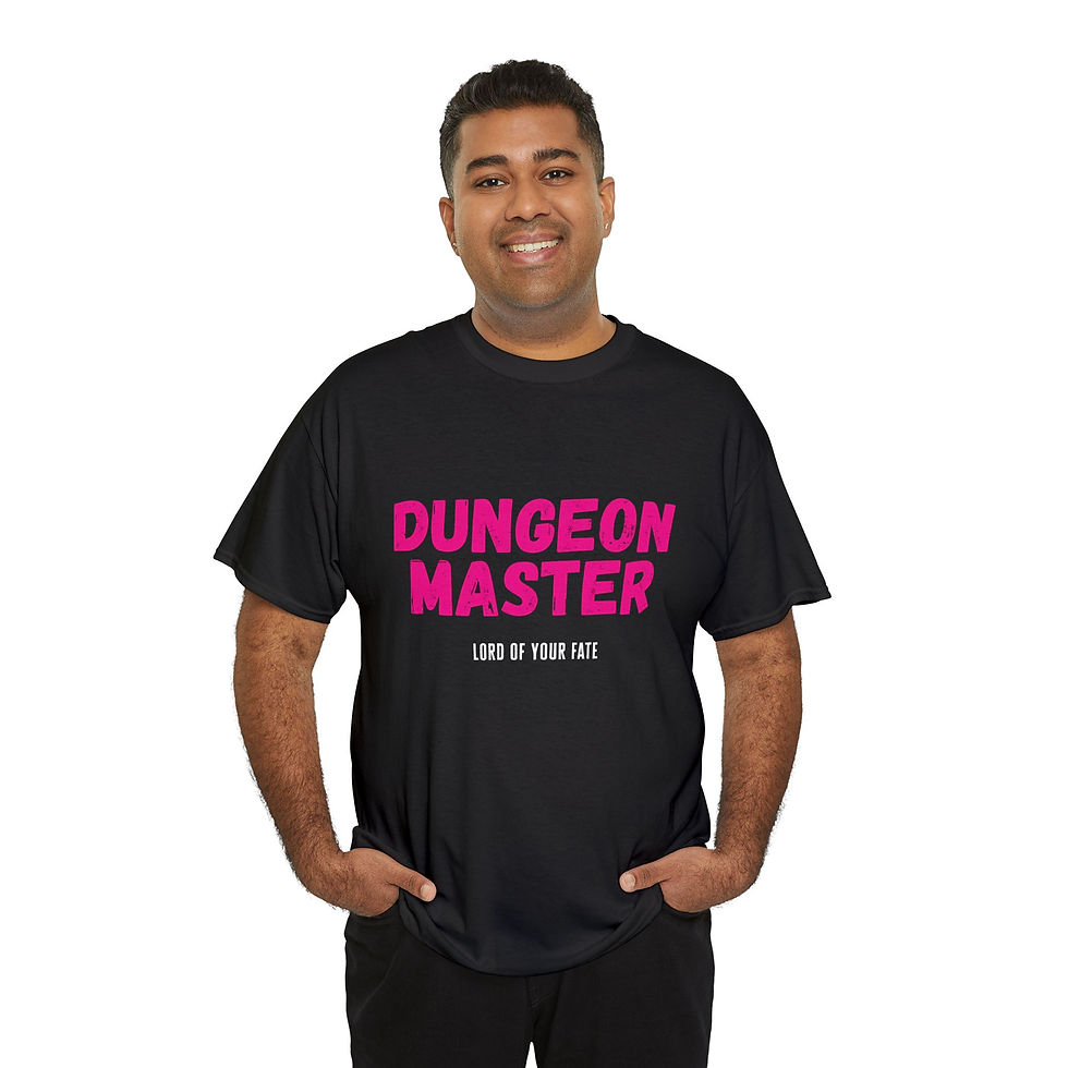 Miniaturbild: DUNGEONMASTER DM DnD DSA PnP pink Shirt Tee in 8 Größen & 12 Farben