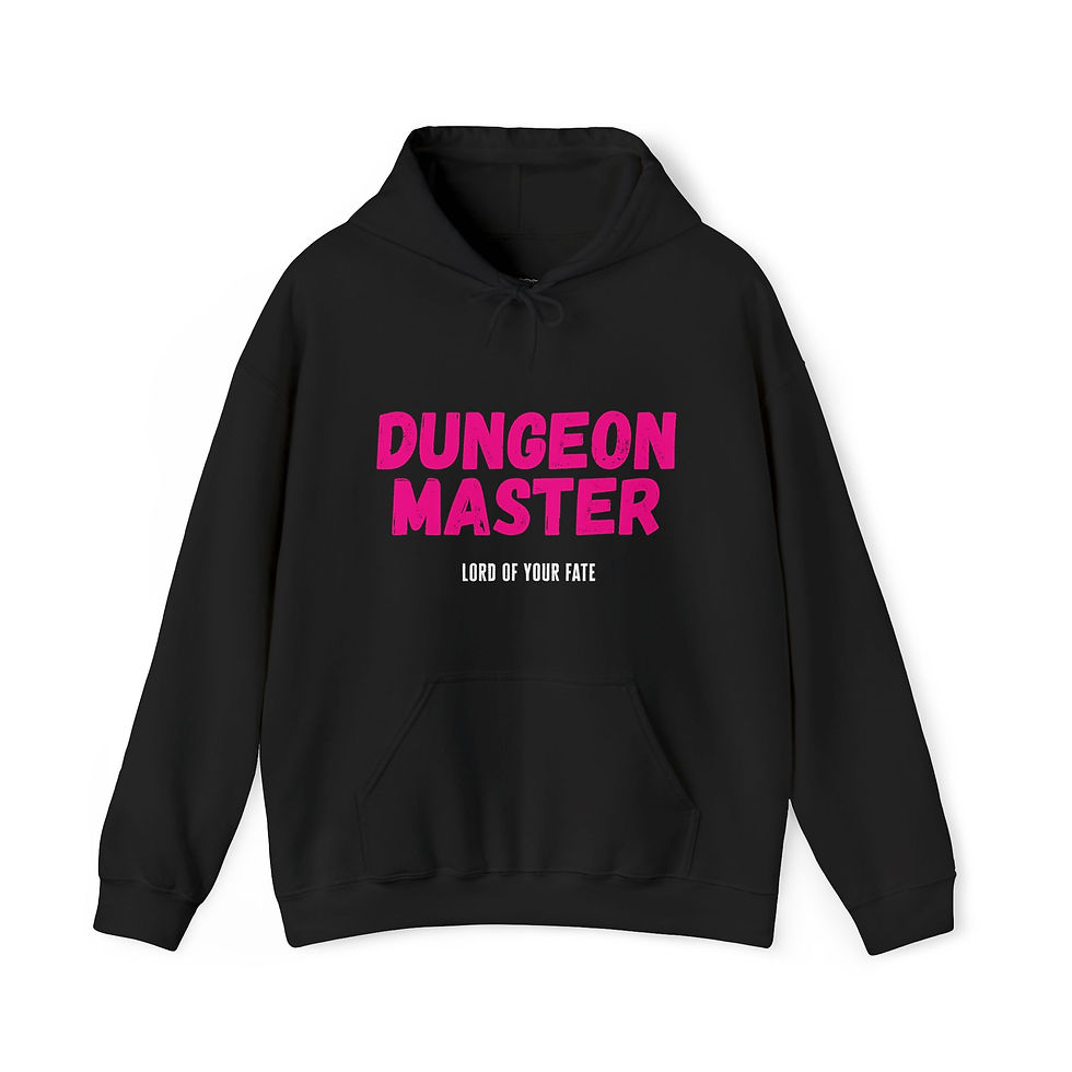 Miniaturbild: DUNGEON MASTER DnD DM Hoodie pink, unisex, in 8 Größen & 8 Farben