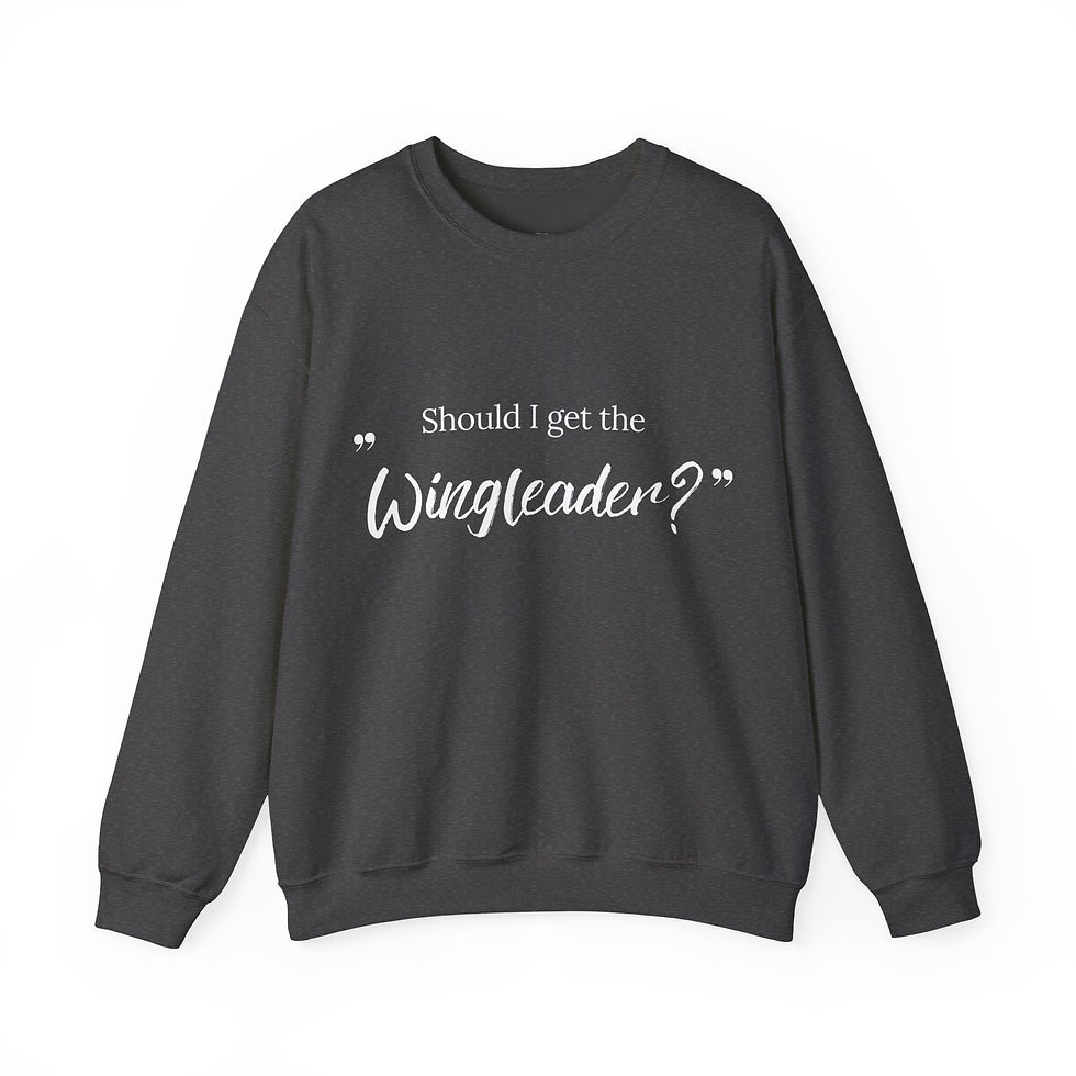 Miniaturbild: SHOULD I GET THE WINGLEADER BookTok Sweatshirt Pullover in 8 Größen & 8 Farben