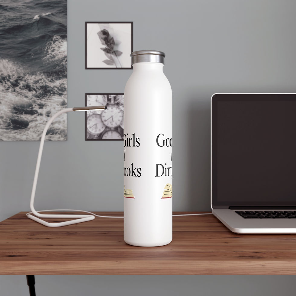 Miniaturbild: GOOD GIRLS READ DIRTY BOOKS Edelstahl 0,6l Flasche mit Deckel