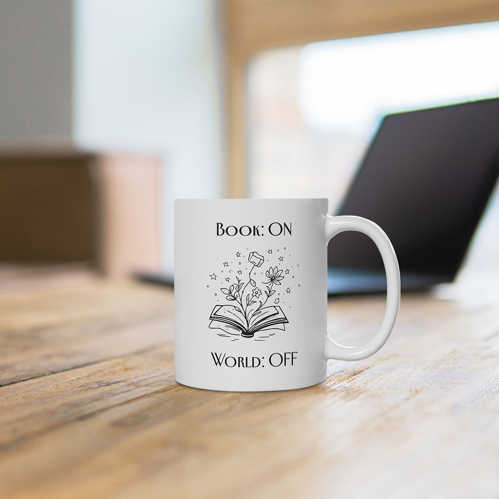 Miniaturbild: BOOK ON WORLD OFF black Book Lover Bücher Fan Tasse Becher in 2 Größen