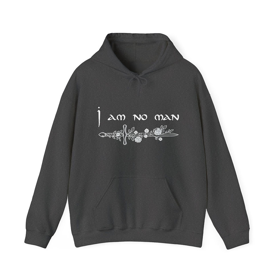 Miniaturbild: I AM NO MAN Fantasy Hoodie dark in 8 Größen & 8 Farben