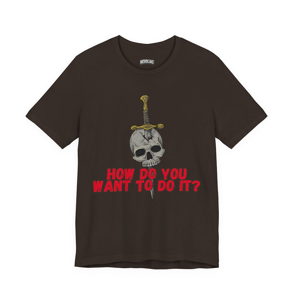 Miniaturbild: HOW DO YOU WANT TO DO IT? DnD DM Shirt Tee, unisex, in 7 Größen und 12 Farben
