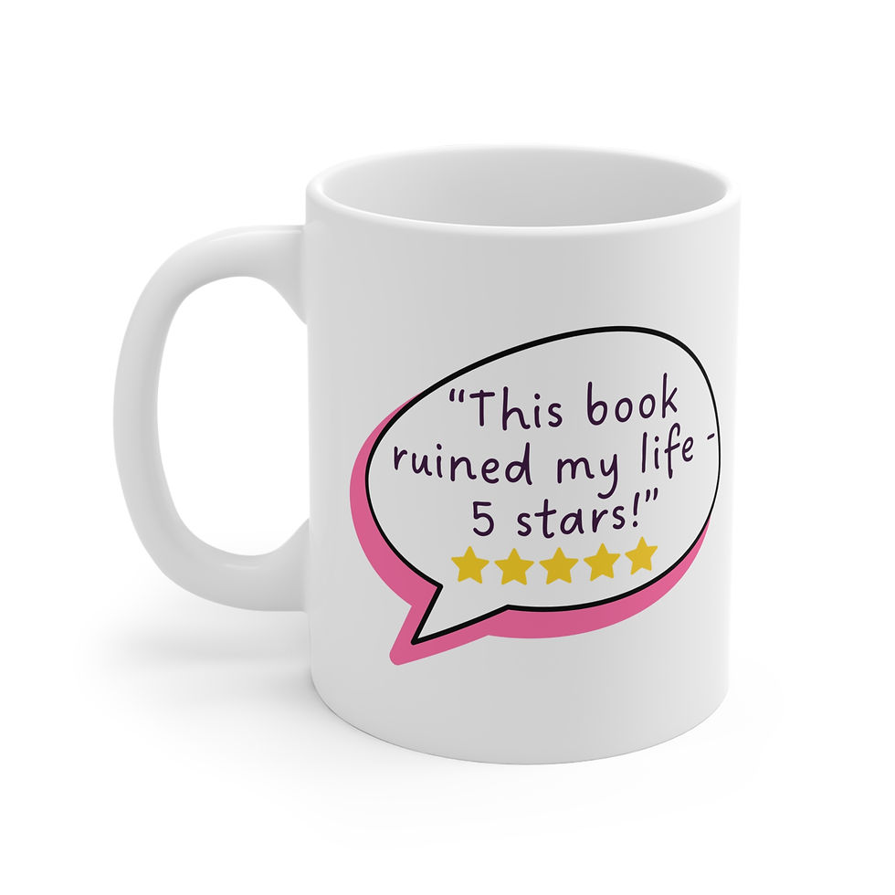 Miniaturbild: THIS BOOK RUINED MY LIFE Bücher Fan Book Lover Tasse Becher in 2 Größen