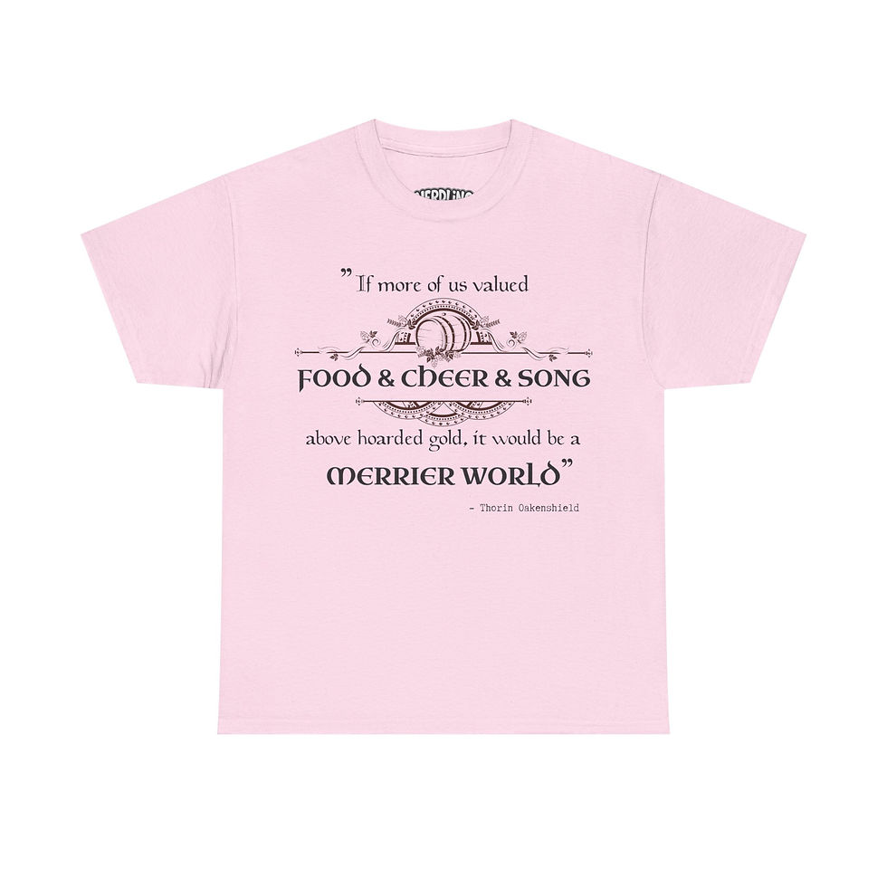 Miniaturbild: IF MORE OF US VALUED FOOD CHEER SONG Shirt Tee in 8 Größen & 12 Farben