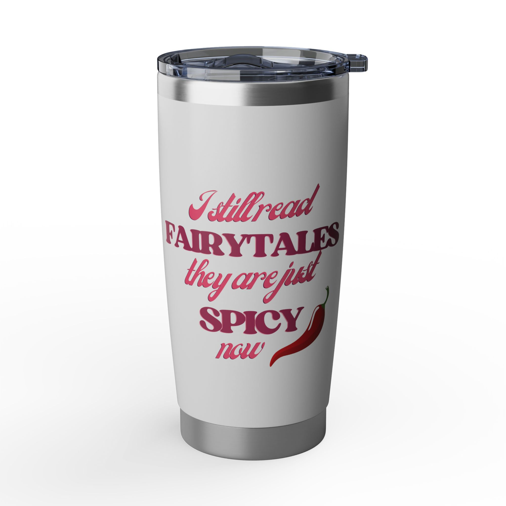 I STILL READ FAIRYTALES bookish Edelstahl Thermosbecher Reisebecher 600ml