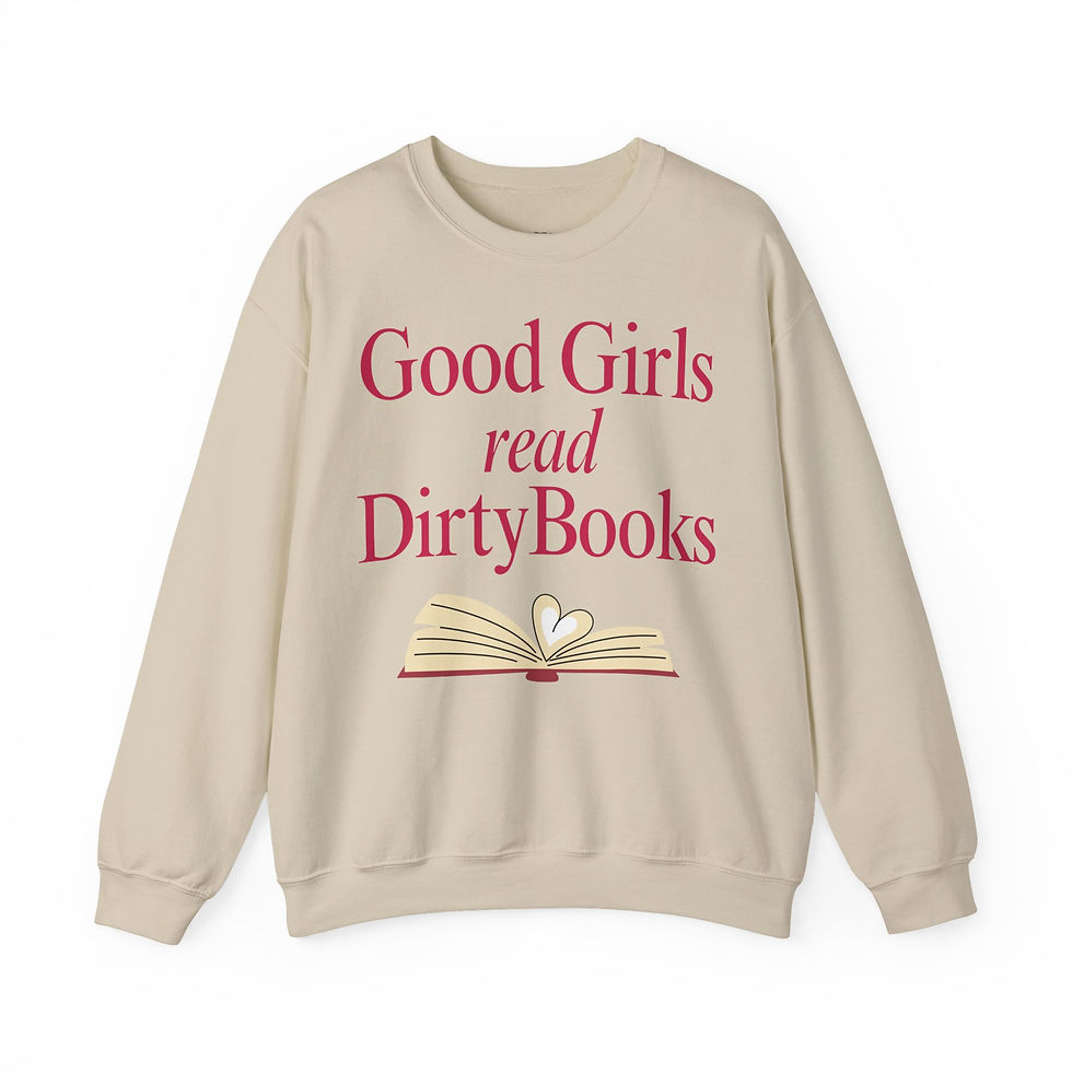 Miniaturbild: GOOD GIRLS READ DIRTY BOOKS BookTok Sweatshirt Pullover in 8 Größen & 8 Farben