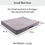 Thumbnail: Orthopedic Memory Foam Bed - Meteorite