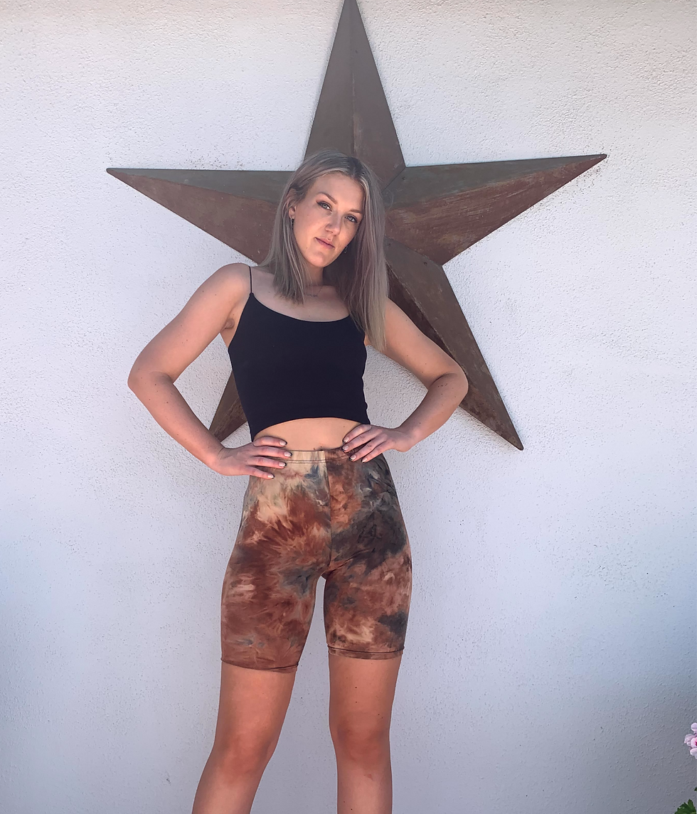 Thumbnail: tie dye bike shorts