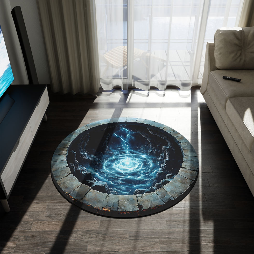 Thumbnail: Time Portal | Sci-Fi Magic Round Rug