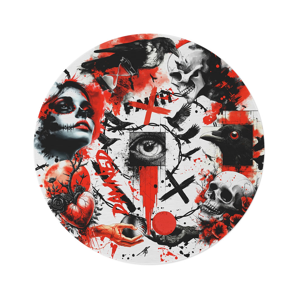 Thumbnail: Trash Polka Round Rug