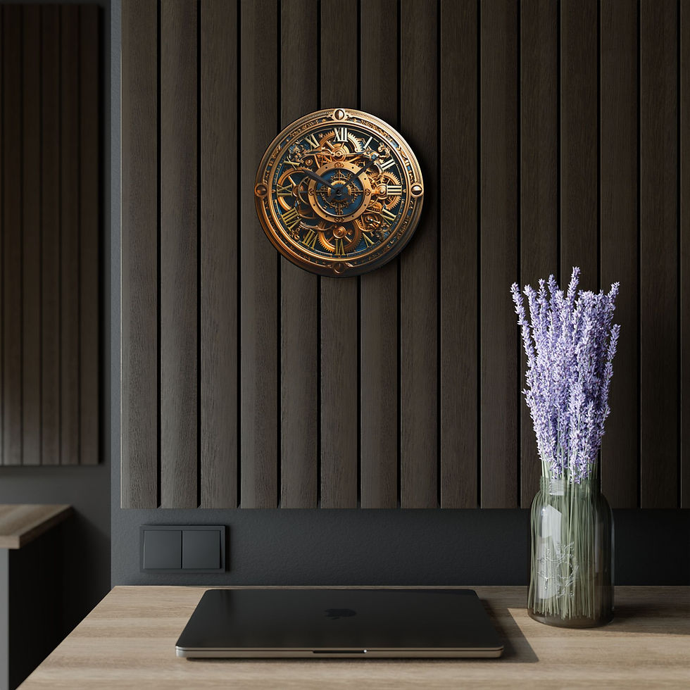 Thumbnail: Steampunk Acrylic Printed Wall Clock