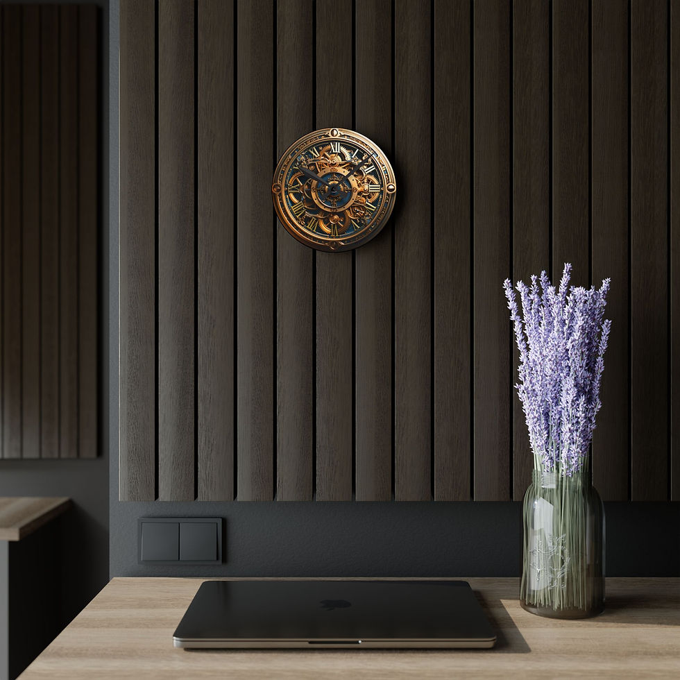 Thumbnail: Steampunk Acrylic Printed Wall Clock