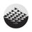Thumbnail: Round Rug M C Escher inspired black and white Illusion Fish and Birds Pattern