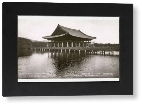 Gyeongbokgung Palace Gyeonghoeru Pavilion - in 1930