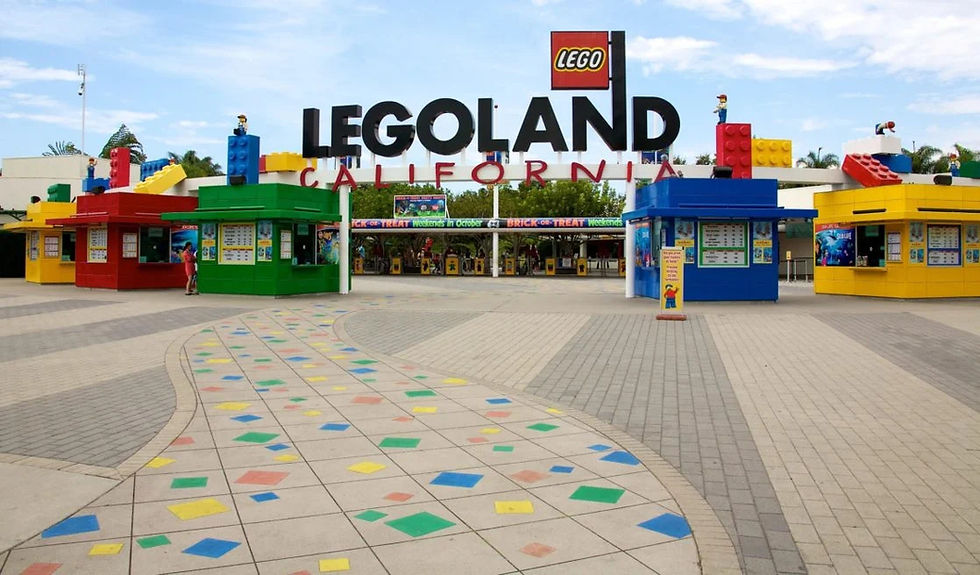 Full front view of Legoland