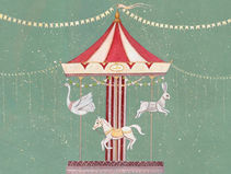 A cute carousel wallpaper