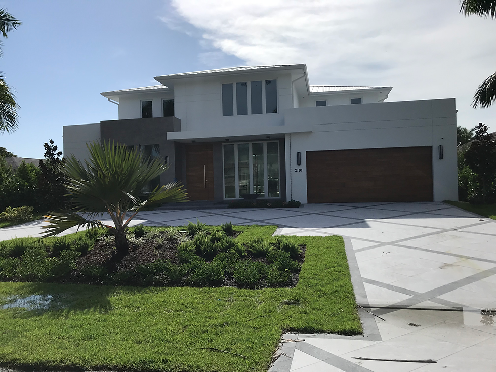 New Contemporary Home in Naples