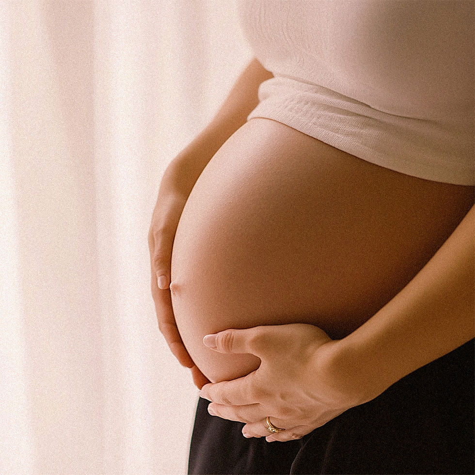 pregnant women. Prenatal massages
