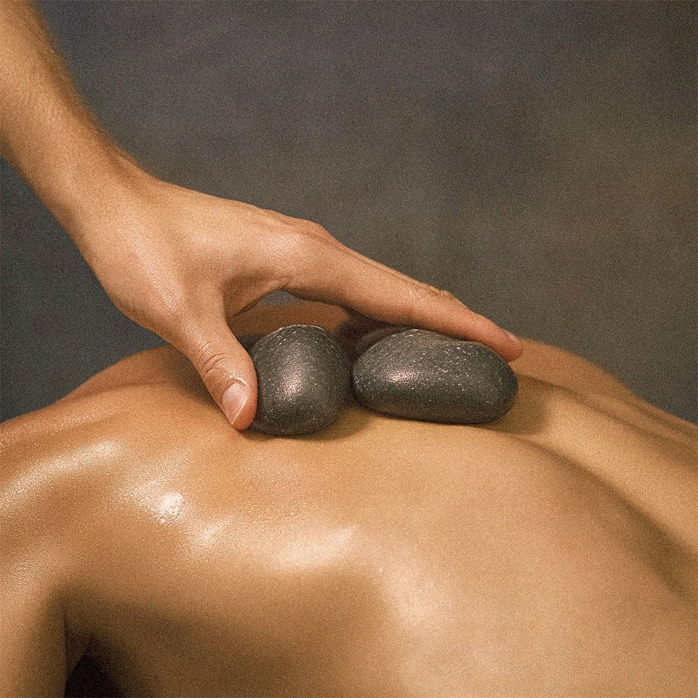 Patient receiving massage theraphy