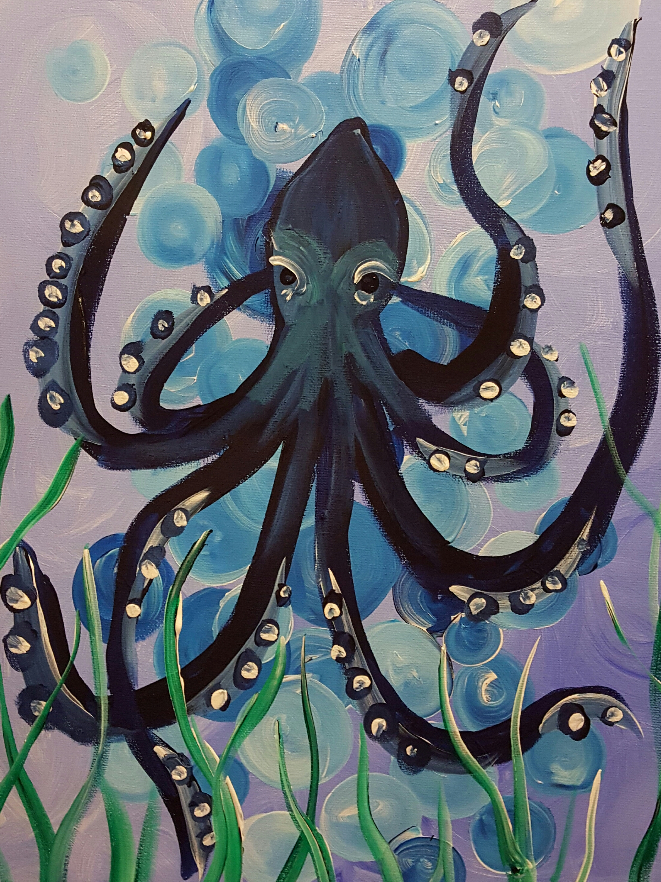 Deep Blue Octopus