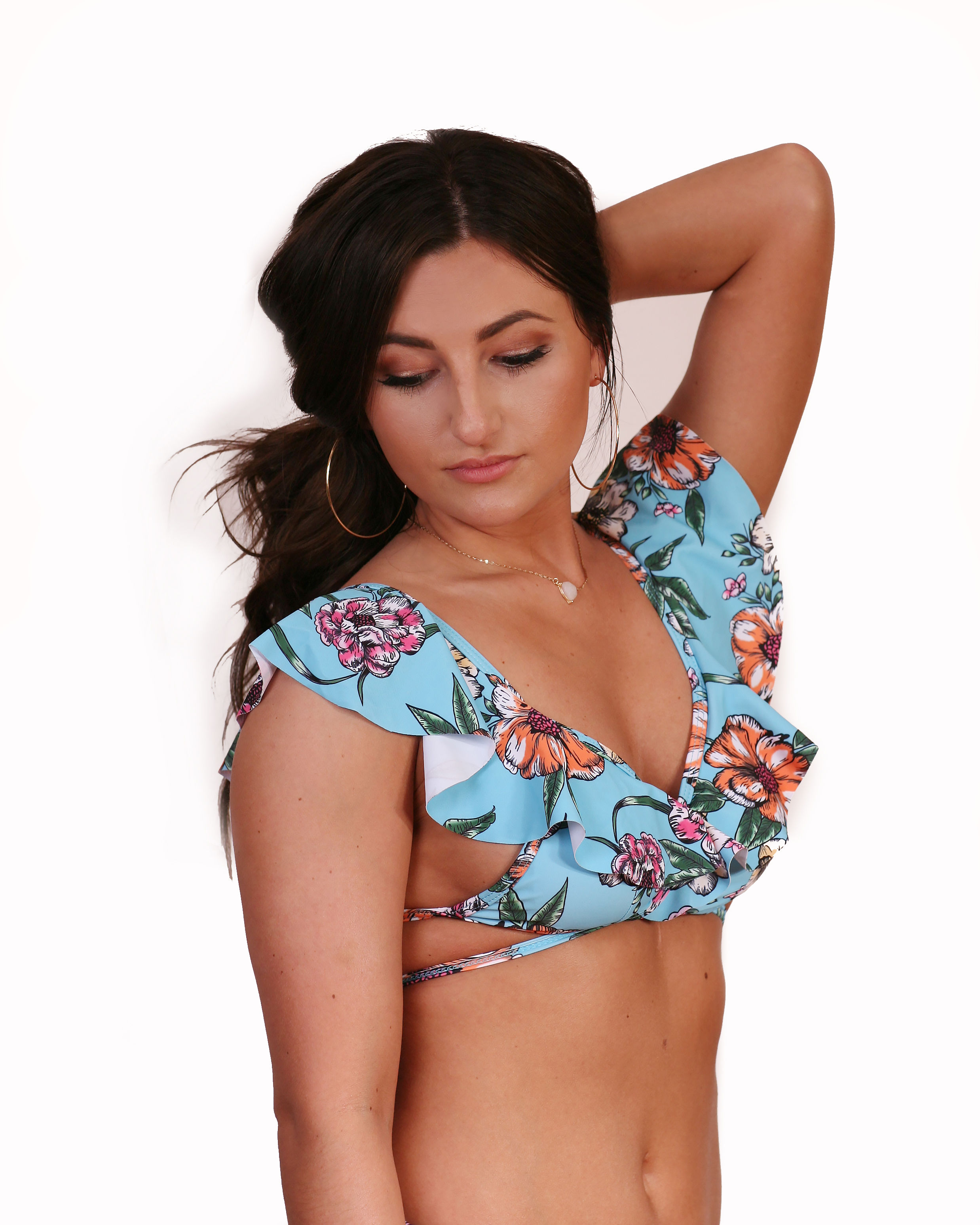 Butterfly Floral Tango Top