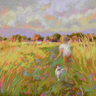 Marsh Walk Memory, Pastel 11X14 NFS